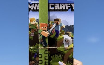 Λαμπάδα Πασχαλινή Χειροποίητη "Minecraft"
